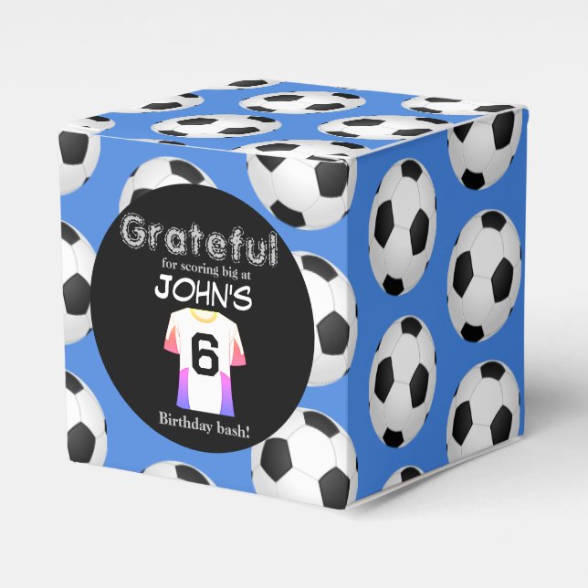 Caja Para Regalos Empieza la celebración del sexto cumpleaños (Costado Anverso)