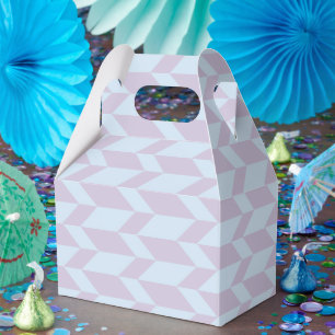Caja Para Regalos Empleado Doble Flecha Tono Tono Tapa Chevron Tirar