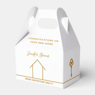 Caja Para Regalos Empresa inmobiliaria Moda Oro Calentamiento de cas