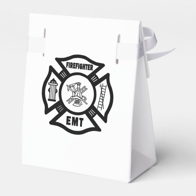 Caja Para Regalos EMT para bomberos (Reverso)