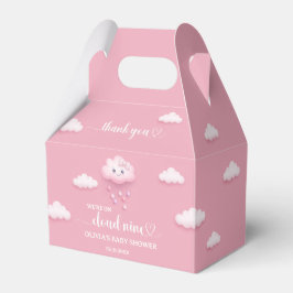Caja Para Regalos En Cloud Nueve Modernas Baby Shower Rosa