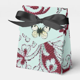 Caja Para Regalos Encaje y Mariposa Vintage Shabby-Chic