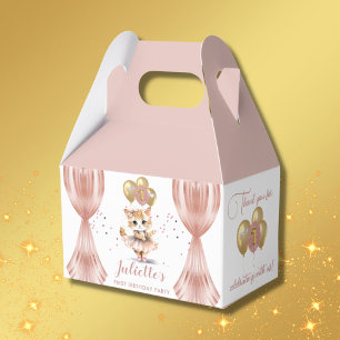 Caja Para Regalos Encantador bailarín de gatitos foto primer Chica d