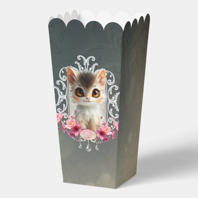 Caja Para Regalos Encantador, gatito esponjoso (Anverso)