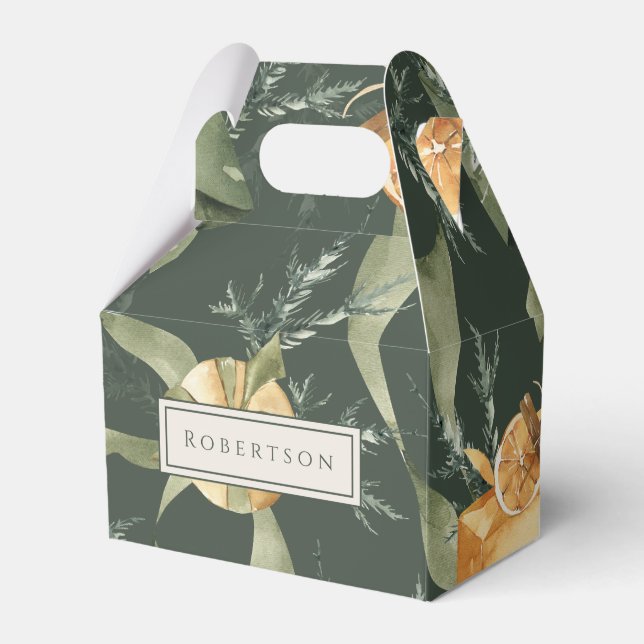 Caja Para Regalos Encantador Personalizado de Navidades de invierno  (Front Side)