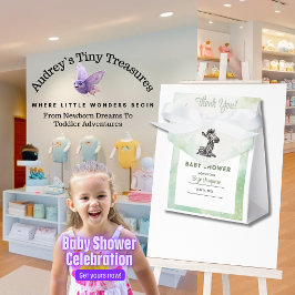 Caja Para Regalos Encantador Personalizado Zebra Baby Shower