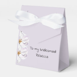 Caja Para Regalos Encantador regalo de damas de honor, púrpura claro