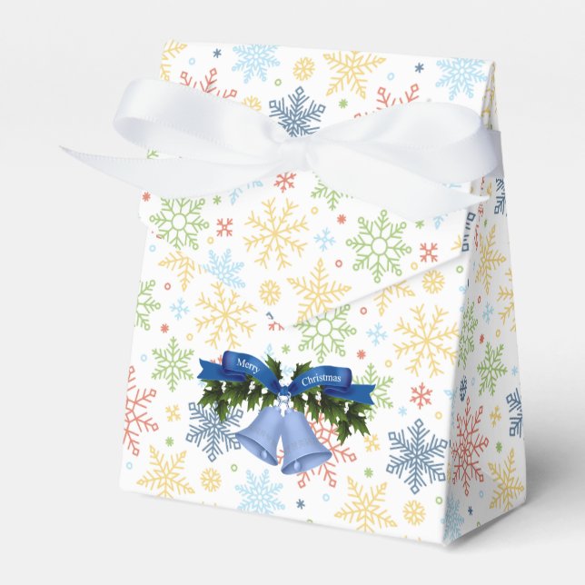 Caja Para Regalos Enchanting Christmas Tent Favor Box (Front Side)