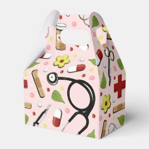 Caja Para Regalos Enfermera rosa