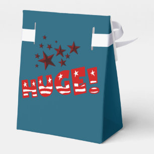 Caja Para Regalos Enorme celebración de Trump Fiesta Azul gracias
