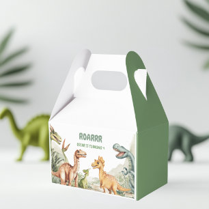 Caja Para Regalos Enorme fiesta de cumpleaños de los dinosaurios