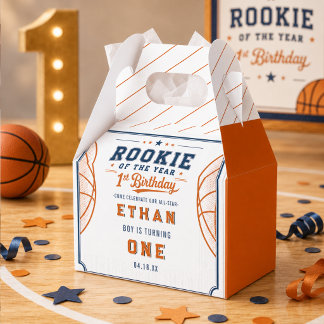 Caja Para Regalos Entrada de Novato del Año Baloncesto Cumpleaños 1