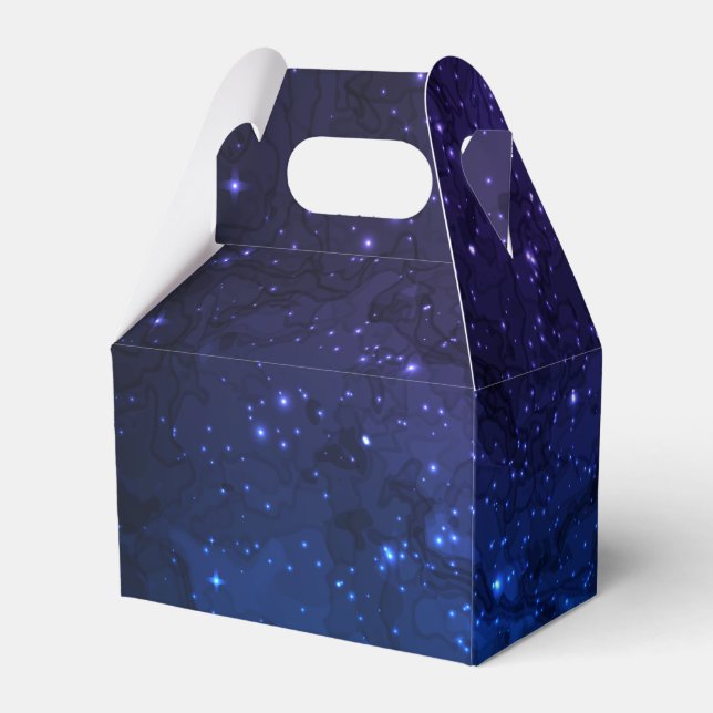 Caja Para Regalos Entre las estrellas de la galaxia (Reverso)