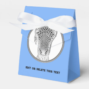 Caja Para Regalos Equipo de Lacrosse Azul Claro