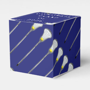 Caja Para Regalos Equipo de lacrosse femenino azul