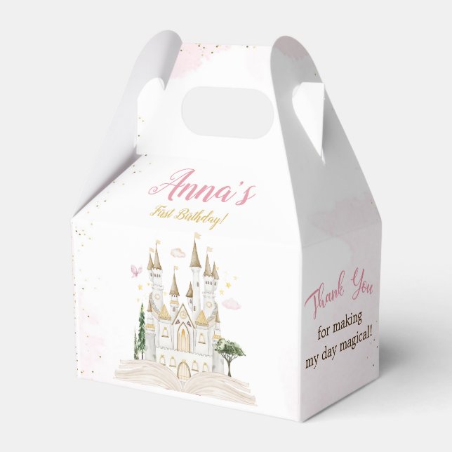 Caja Para Regalos Érase Una Vez Princesa Cumpleaños 1 (Front Side)
