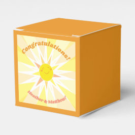 Caja Para Regalos Eres mi Baby Shower Sunshine