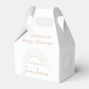Caja Para Regalos Eres Mi Sunshine Boho Baby Shower