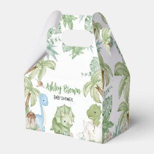 Caja Para Regalos Es el Baby Shower de un niño dinosaurio