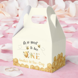 Caja Para Regalos Es Tan Dulce Ser La Primera Cumpleañera Abeja