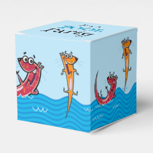 Caja Para Regalos Es una fiesta en la piscina con las nutrias
