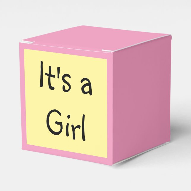 Caja Para Regalos Es una Niña (Costado Anverso)