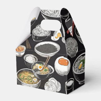 Caja Para Regalos Esbozo vintage de Ramen por CallisC Arts ⭐ ⭐ ⭐ ⭐ ⭐