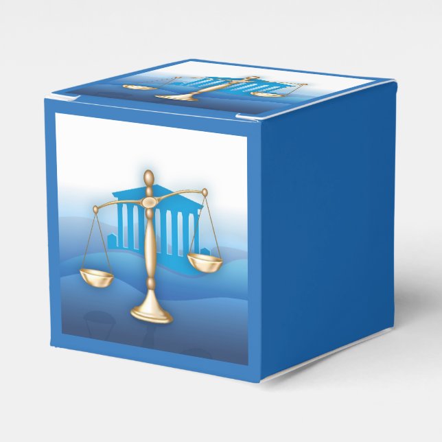 Caja Para Regalos Escalas de justicia (Costado Anverso)