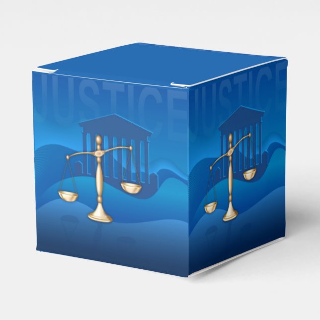 Caja Para Regalos Escalas de justicia (Costado Anverso)