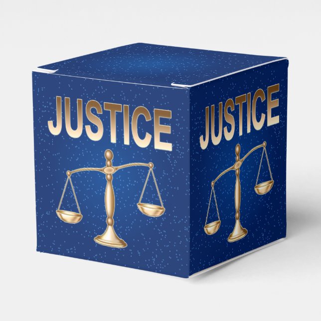 Caja Para Regalos Escalas de justicia (Costado Anverso)