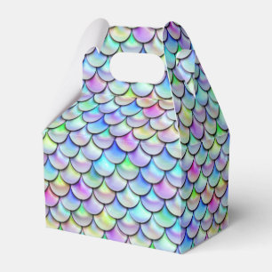 Caja Para Regalos Escalas de la sirena de la burbuja del arco iris