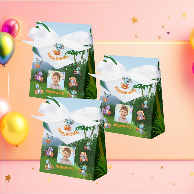 Caja Para Regalos Escandaloso bebé Dino niños Fiesta de cumpleaños (Subido por el creador)
