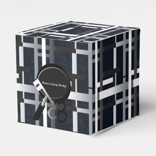 Caja Para Regalos Escape Fiesta Maze Key Gradient Candy Box (Costado Anverso)