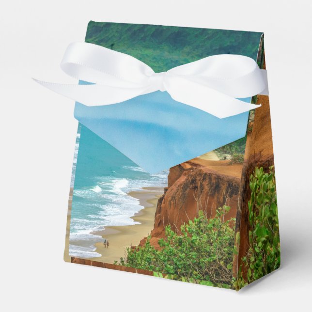 Caja Para Regalos Escena aérea del paisaje marino Pipa Brasil (Front Side)