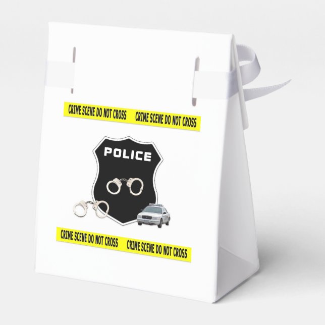 Caja Para Regalos Escena de delitos policiales (Reverso)