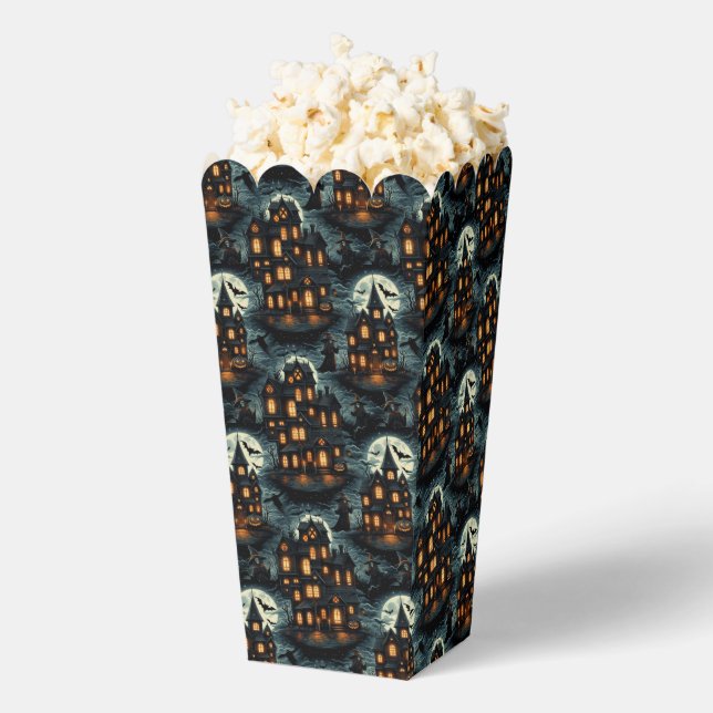 Caja Para Regalos Escena de Halloween embrujada (apareció)