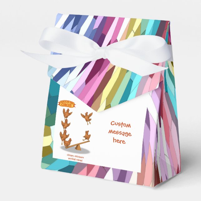 Caja Para Regalos escuadrón de acróbatas de Pollitas Alegres (Front Side)