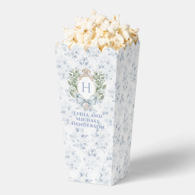 Caja Para Regalos Escudo de hoja con Bow | BODA (apareció)