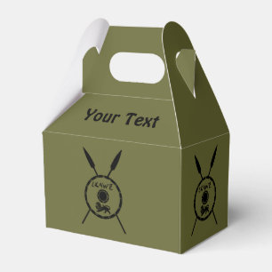 Caja Para Regalos Escudo De Macabee Y Spears Sumidos