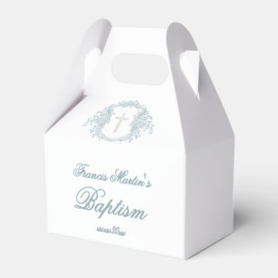 Caja Para Regalos escudo floral Bautismo