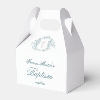 Caja Para Regalos escudo floral | Bautismo