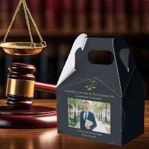 Caja Para Regalos Escuela de Derecho de moda Foto Partido de Graduac
