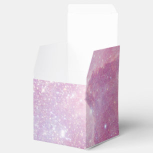 Caja Para Regalos Espacio Estrellado Luz Rosa Estrellas Acuarela Gal