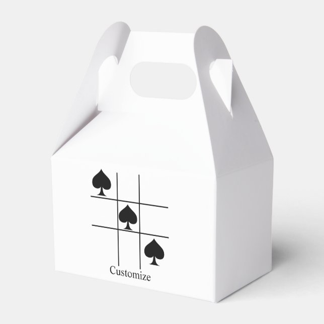 Caja Para Regalos Espadas negras Tic Tac Toe Thunder_Cove (Front Side)