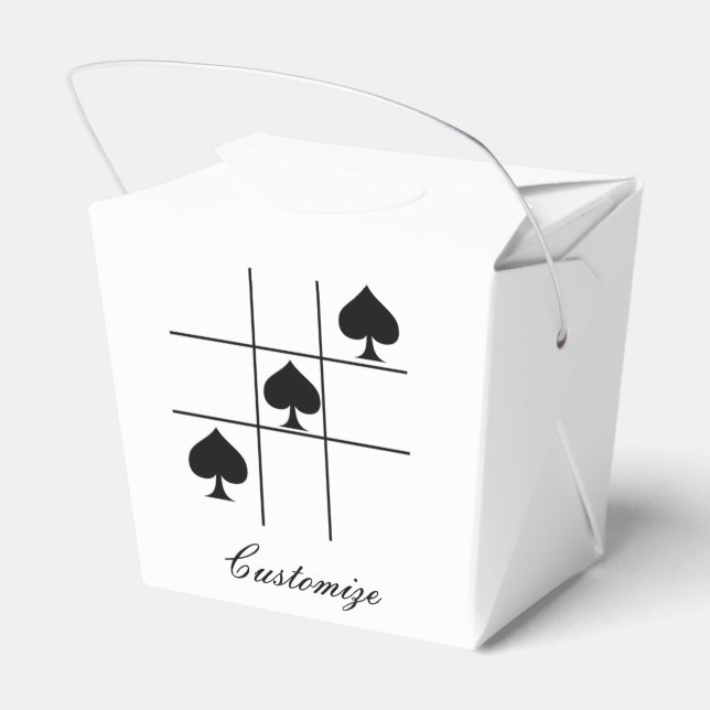 Caja Para Regalos Espadas negras Tic Tac Toe Thunder_Cove (Reverso)