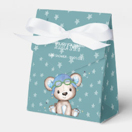 Caja Para Regalos Espectacular piloto del avión acuático Teddy Bear