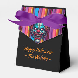 Caja Para Regalos Espeluznante fiesta de Halloween con payasos