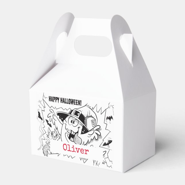 Caja Para Regalos Espeluznante personalizado fantasma personalizado (Front Side)