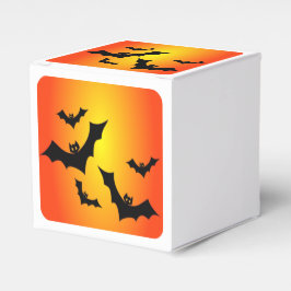 Caja Para Regalos Espeluznantes murciélagos Naranja Sky