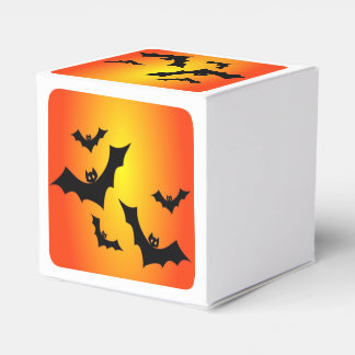 Caja Para Regalos Espeluznantes murciélagos Naranja Sky